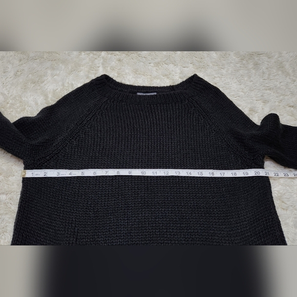 WOODEN SHIPS Paola Buendia Tunic Sweater Black Oversized XS Mohair Wool Blend - Picture 6 of 10